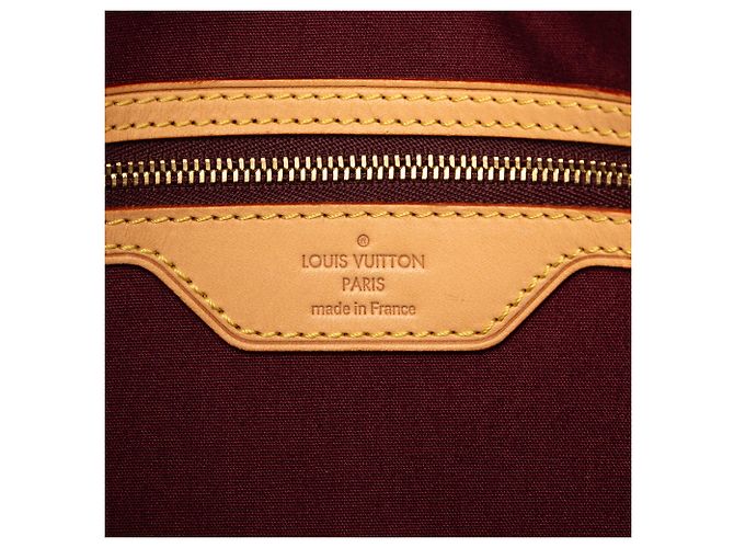 Louis Vuitton Red Monogram Vernis Brea MM Rouge Bordeaux - vue 5