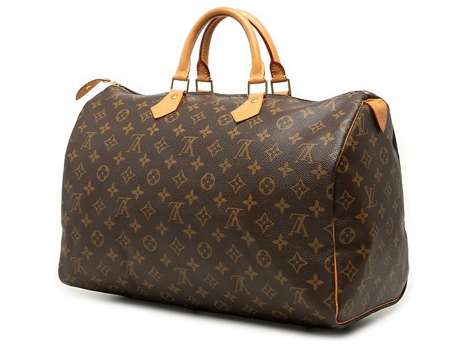 Louis Vuitton Brown Monogram Speedy 40 Marrone - vista 2