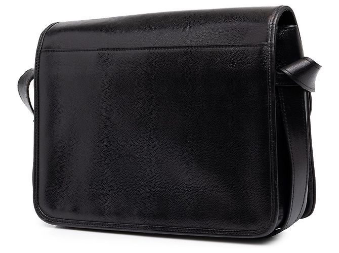 Autre Marque Borsa a tracolla Saint Laurent in pelle martellata nera Nero - vista 2
