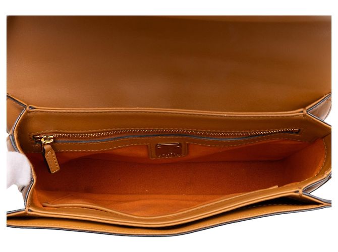 MCM Brown Medium Visetos Coated Canvas Patricia Handtasche mit oberem Griff Braun - Ansicht 4