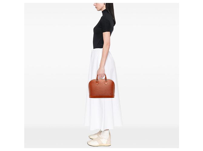 Louis Vuitton Brown Epi Alma PM Braun - Ansicht 6