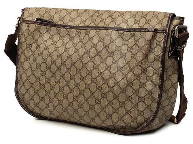 Gucci Beige GG Supreme Messenger Bag - Ansicht 2