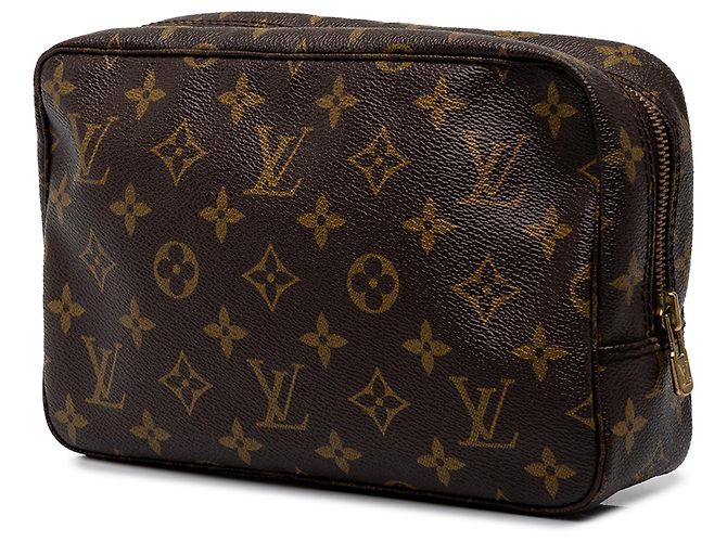 Louis Vuitton Brown Monogram Trousse Toilette 23 Castaño - vista 2