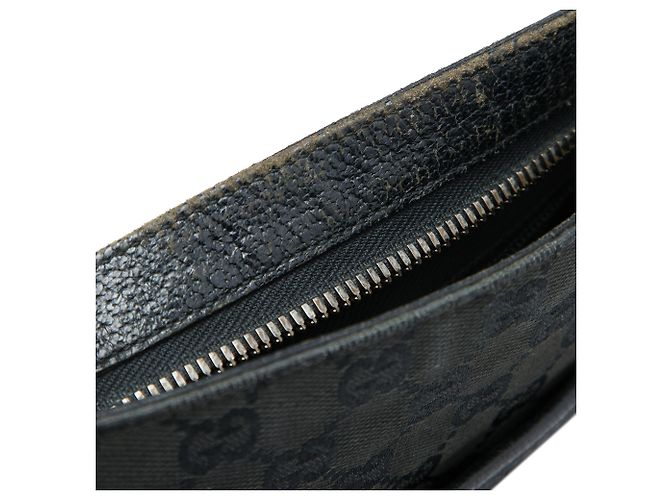 Borsa a tracolla Gucci in tela GG nera Nero - vista 5