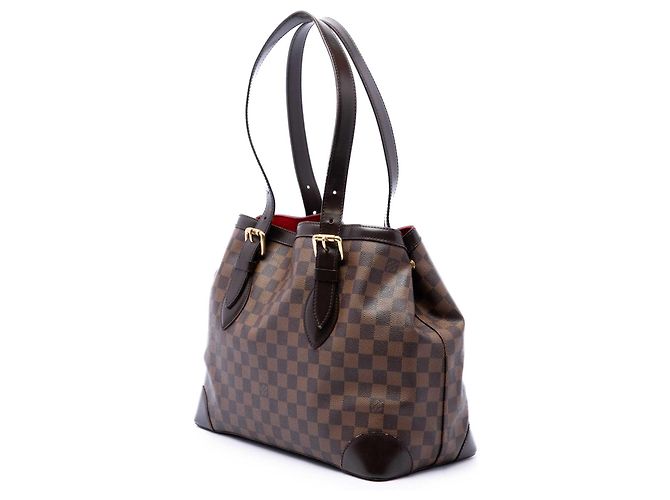 Louis Vuitton Brown Damier Ebene Hampstead MM Marrom - vista 2