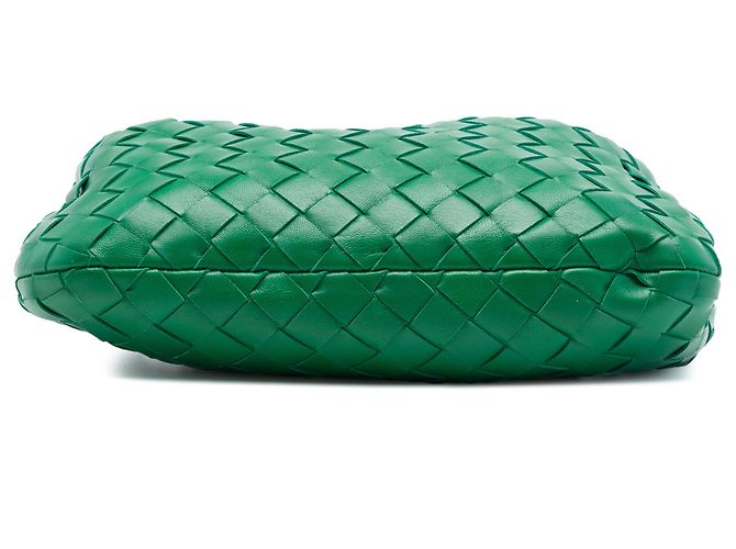 Bottega Veneta Mini Jodie in Nappa Intrecciato Verde - vista 3
