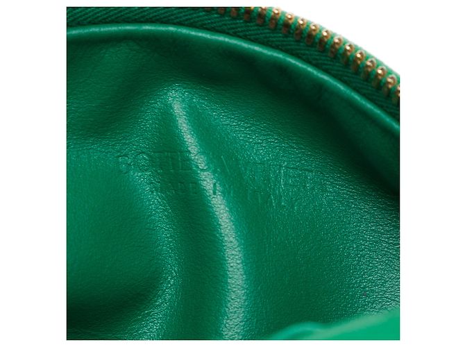 Bottega Veneta Mini Jodie in Nappa Intrecciato Verde - vista 5