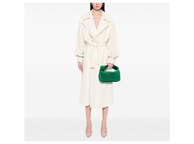 Bottega Veneta Mini Jodie in Nappa Intrecciato Verde - vista 6
