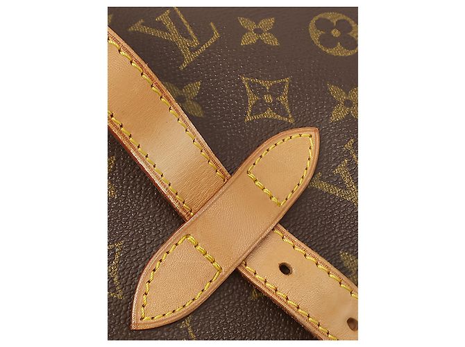 Louis Vuitton Brown Monogram Saumur 30 Marrom - vista 11