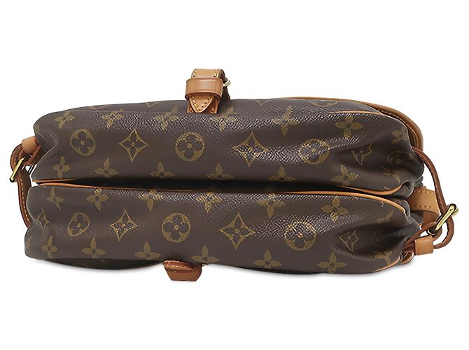 Louis Vuitton Brown Monogram Saumur 30 Marrom - vista 3