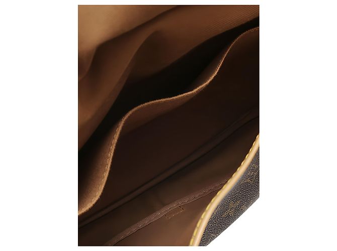 Louis Vuitton Brown Monogram Saumur 30 Marrom - vista 4