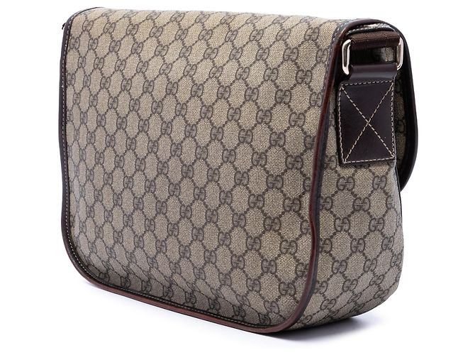 Borsa a tracolla Gucci Beige GG Supreme - vista 2
