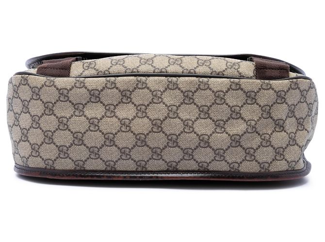 Borsa a tracolla Gucci Beige GG Supreme - vista 3