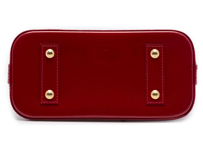 Louis Vuitton Red Monogram Vernis Alma BB Rot - Ansicht 3