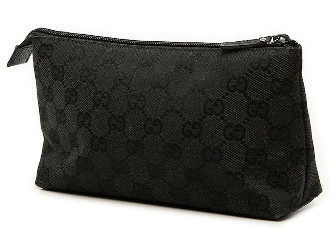 Neceser Gucci de lona GG negra Negro - vista 2