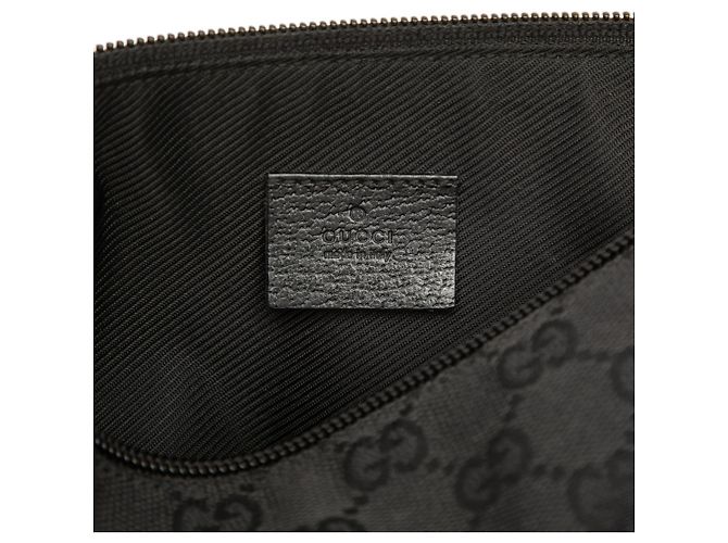 Neceser Gucci de lona GG negra Negro - vista 5