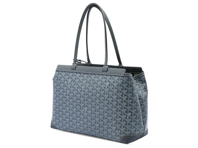 Goyard Gray Goyardine Bellechasse PM Marrone - vista 2