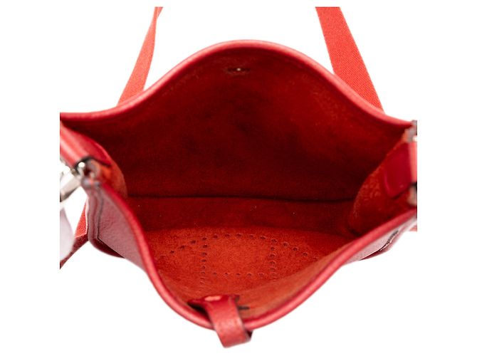 Hermès Red Clemence Evelyne I TPM Roja - vista 4