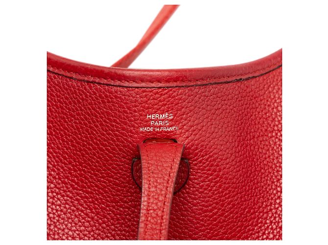 Hermès Red Clemence Evelyne I TPM Roja - vista 5