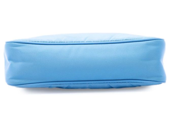 Sac à épaule Prada Blue Mini Tessuto Re Edition 2000 Bleu - vue 3