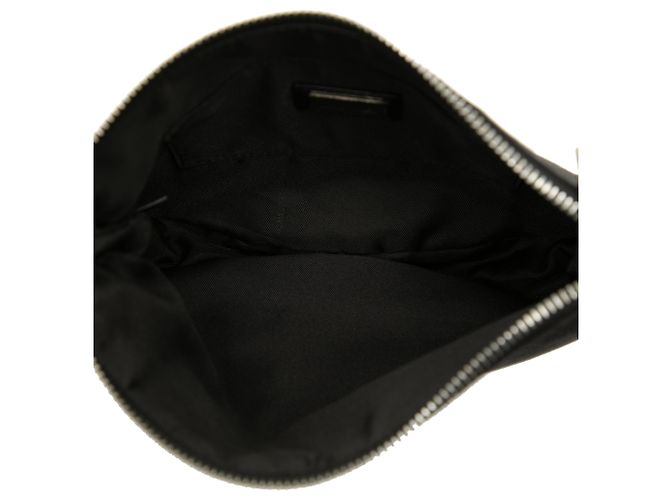 Borsa Hobo Fendi in tela con stampa zebra nera Nero - vista 4