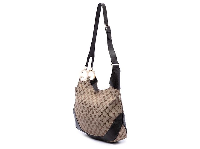 Gucci Charlotte Crossbody in canvas GG beige - vista 2