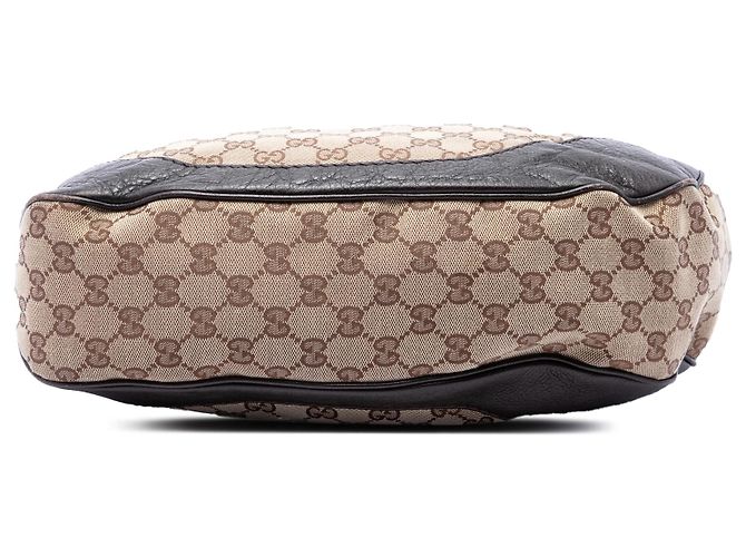 Gucci Charlotte Crossbody in canvas GG beige - vista 3