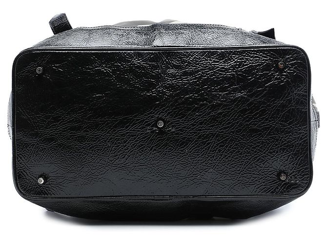 Burberry Lowry Satchel aus Beat Check Nylon in Grau, Medium Braun - Ansicht 3