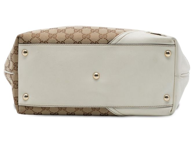 Gucci New Britt Tote aus beigem GG Canvas - Ansicht 3