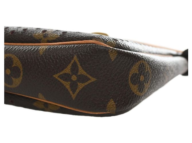 Louis Vuitton Brown Monogram Perforated Pochette Accessoires Marrom - vista 11