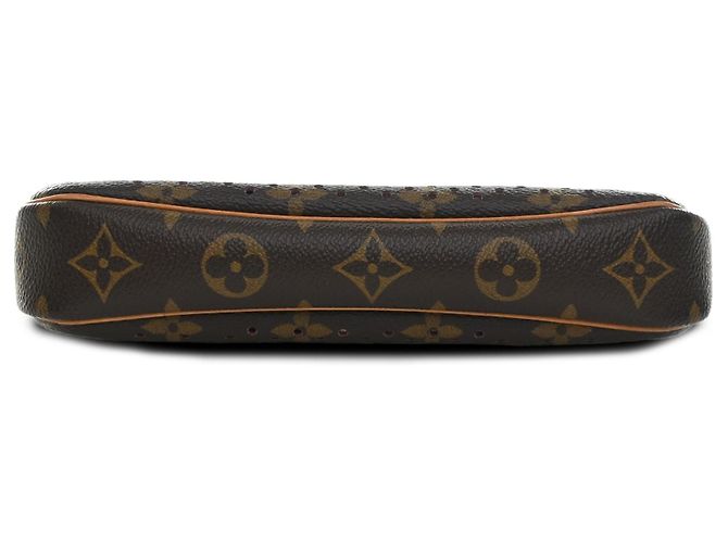Louis Vuitton Brown Monogram Perforated Pochette Accessoires Marrom - vista 3
