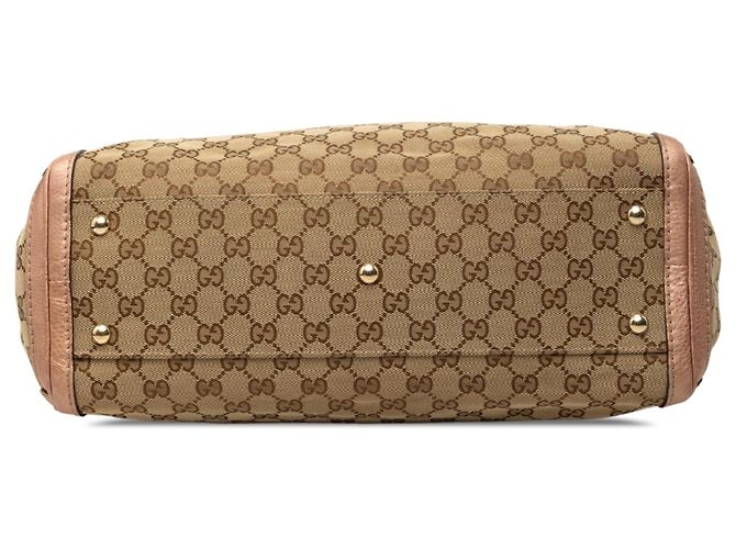 Gucci Bella Tote aus beigem GG Canvas - Ansicht 3