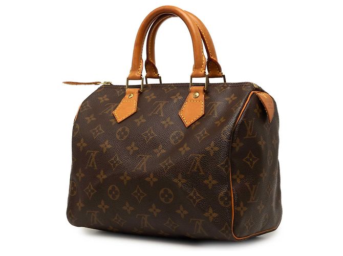 Louis Vuitton Brown Monogram Speedy 25 Marron - vue 2