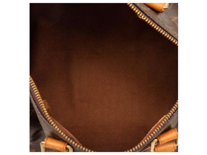 Louis Vuitton Brown Monogram Speedy 25 Marron - vue 4