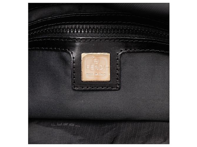 Fendi Crossbody aus schwarzer Baumwolle - Ansicht 5