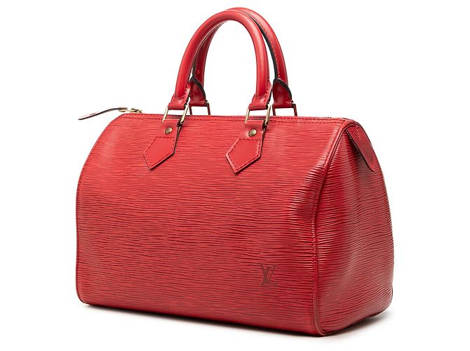 Louis Vuitton Red Epi Speedy 25 Vermelho - vista 2