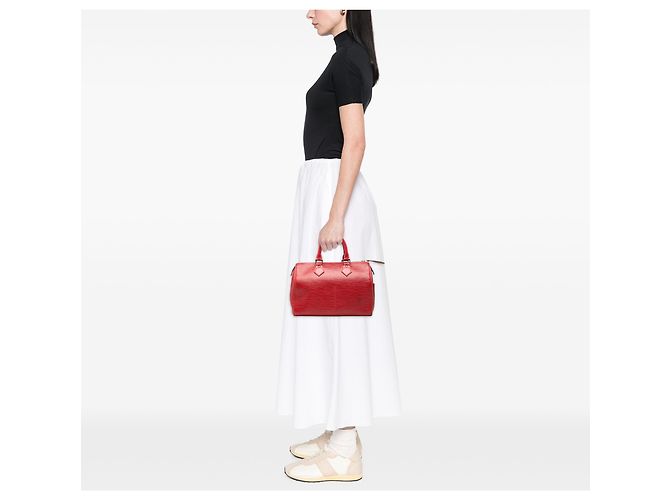 Louis Vuitton Red Epi Speedy 25 Vermelho - vista 7