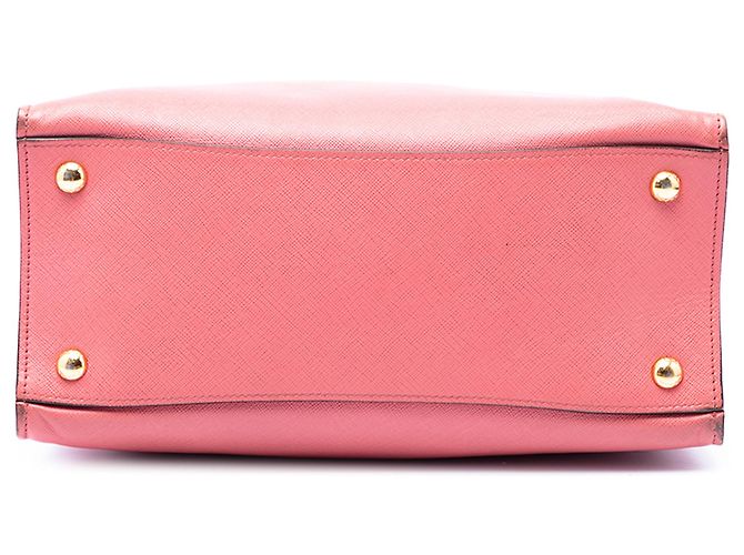 Sacola Prada Pink Saffiano Soft Triple Pocket Rosa - vista 3