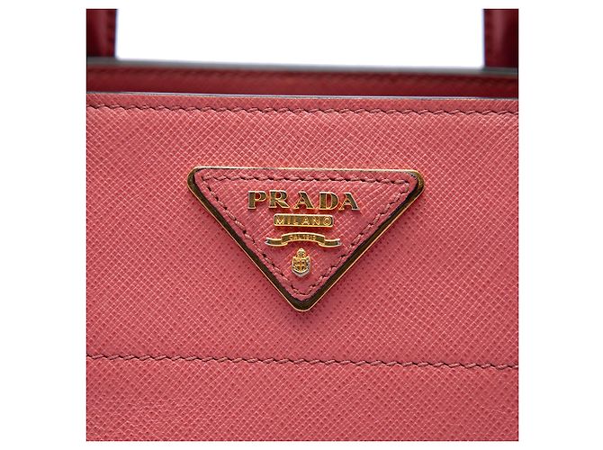 Sacola Prada Pink Saffiano Soft Triple Pocket Rosa - vista 5