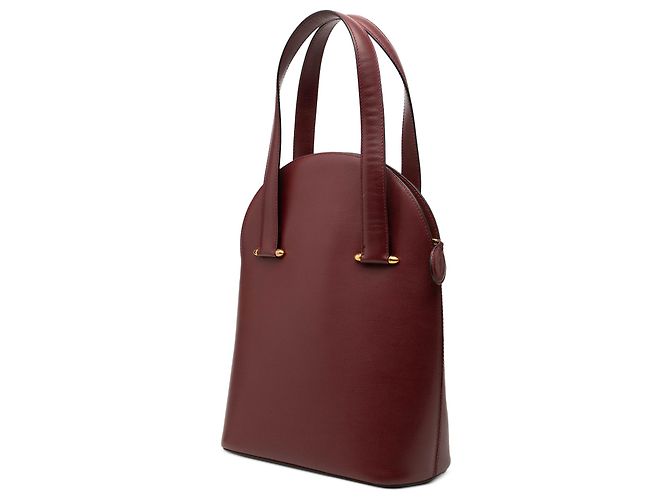 Borsa Must De Cartier in pelle rossa Rosso Bordò - vista 2