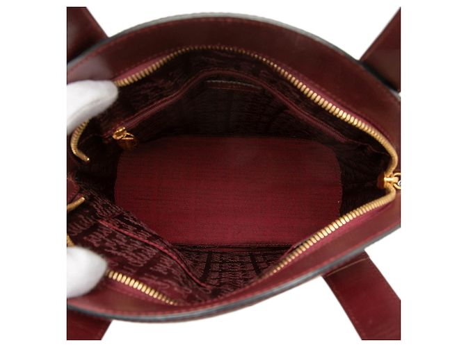 Borsa Must De Cartier in pelle rossa Rosso Bordò - vista 4