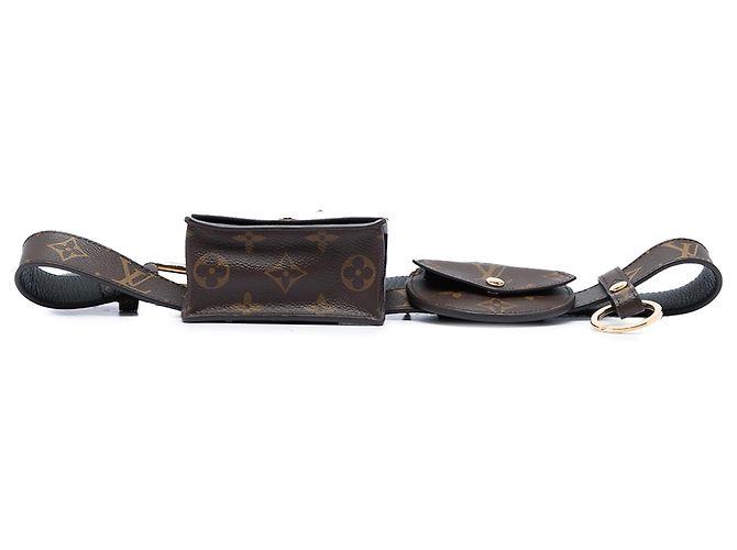 Cintura Louis Vuitton Brown Monogram Daily Multi Pocket 30mm Marrone - vista 3
