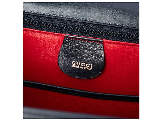 Gucci Black Calfskin Bamboo Night Nero - vista 5