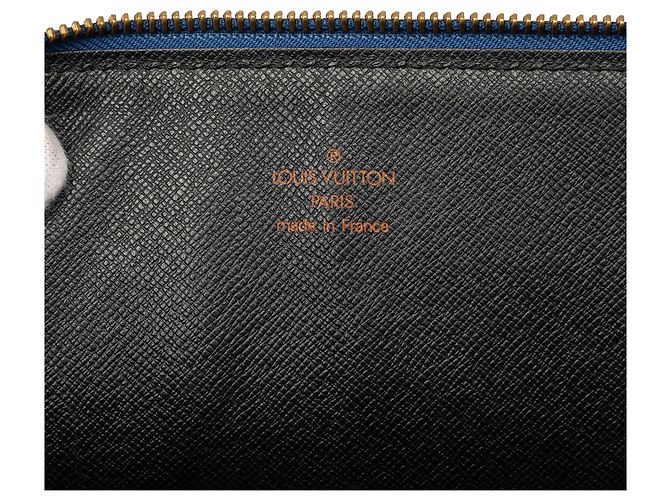Louis Vuitton Blue Epi Poche Documents Portfolio Azul - vista 5