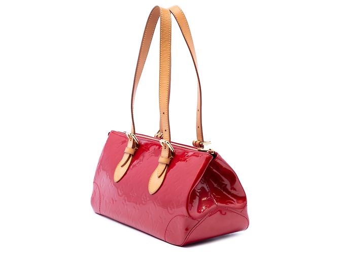 Louis Vuitton Red Monogram Vernis Rosewood Avenue Rosso - vista 2