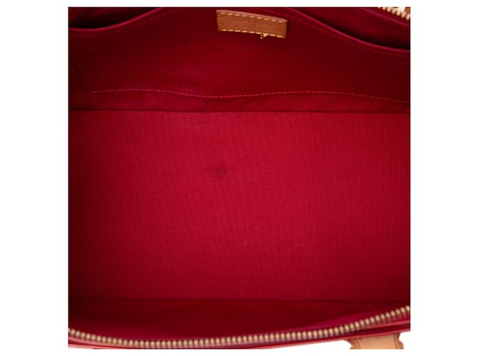 Louis Vuitton Red Monogram Vernis Rosewood Avenue Rosso - vista 4