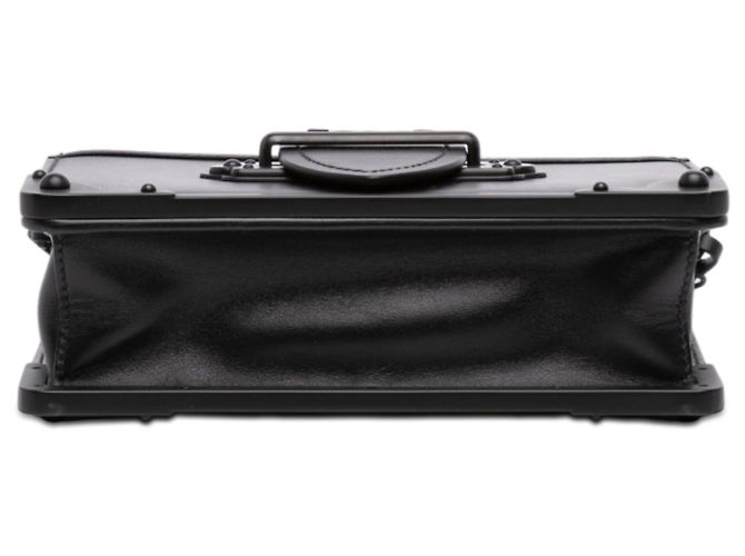Borsa a tracolla Prada Cahier in vitello City con rifiniture in Saffiano nero - vista 3