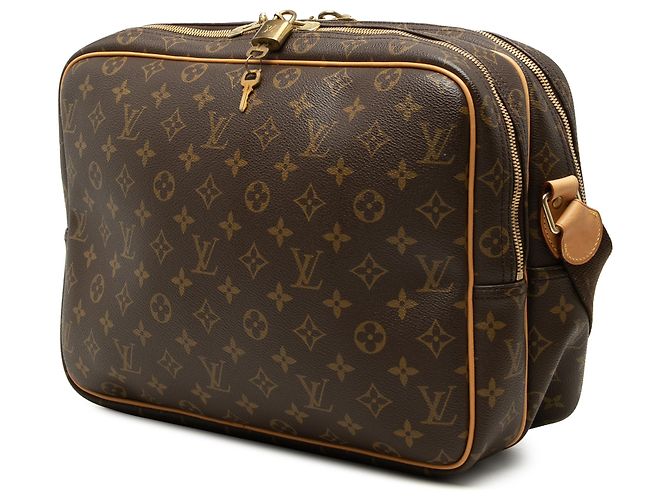 Louis Vuitton Brown Monogram Reporter GM Braun - Ansicht 2