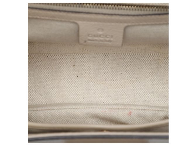 Bolsa New Bamboo Gucci em couro de bezerro marrom, tamanho Medium Bege - vista 4