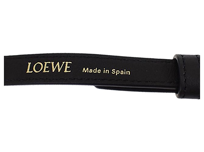 LOEWE Standard A5 Satchel aus schwarzer Raffia - Ansicht 11